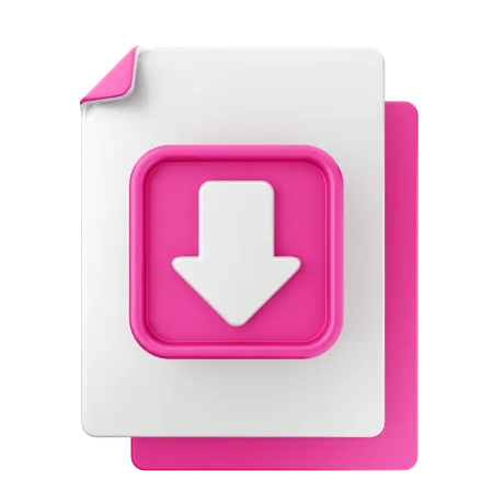 Download File  3D Icon