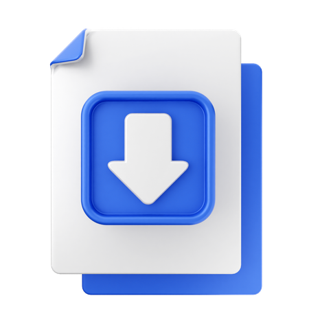 Download File  3D Icon