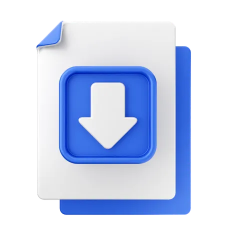 Download File  3D Icon