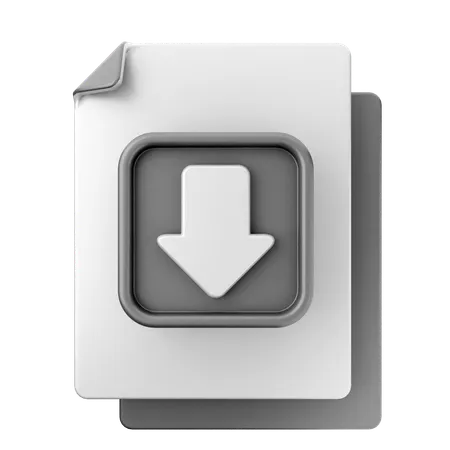 Download File  3D Icon