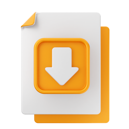 Download File  3D Icon