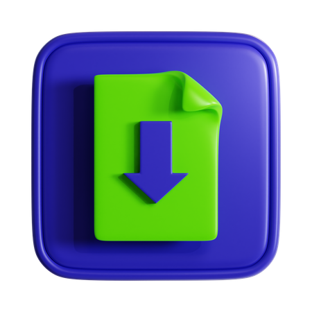 Download File  3D Icon