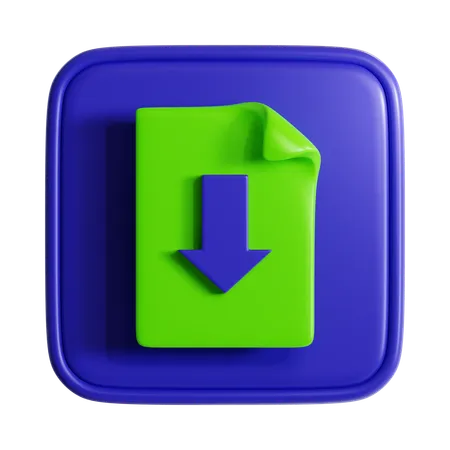 Download File  3D Icon