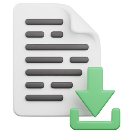 Download File  3D Icon