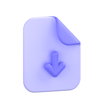 Download-file 3D Icon