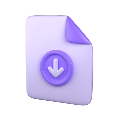 Download File  3D Icon