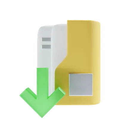 Download folder  3D Icon