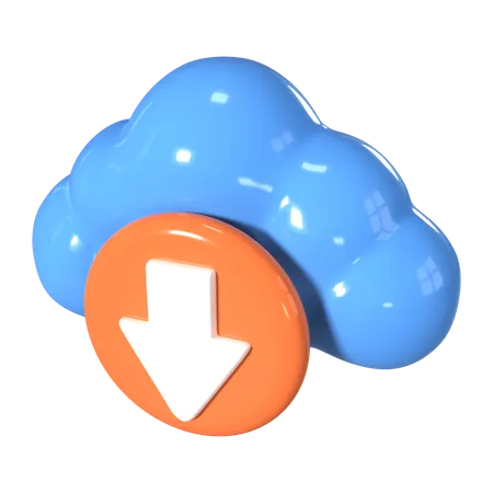 This Is Download From Cloud 3 D Render Illustration Icon It Comes As A High Resolution PNG File Isolated On A Transparent Background The Available 3 D Model File Formats Include BLEND OBJ FBX And GLTF 3D Icon