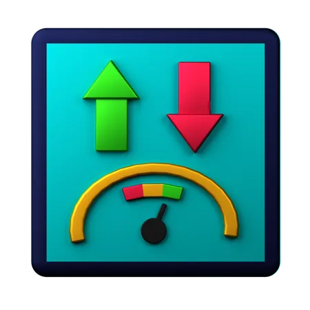 Download-Geschwindigkeit  3D Icon