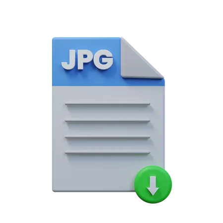 Download Jpg File  3D Icon