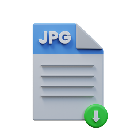 Download Jpg File  3D Icon