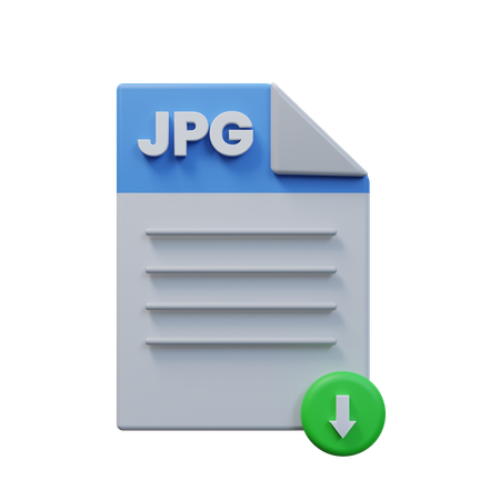 Download Jpg File  3D Icon