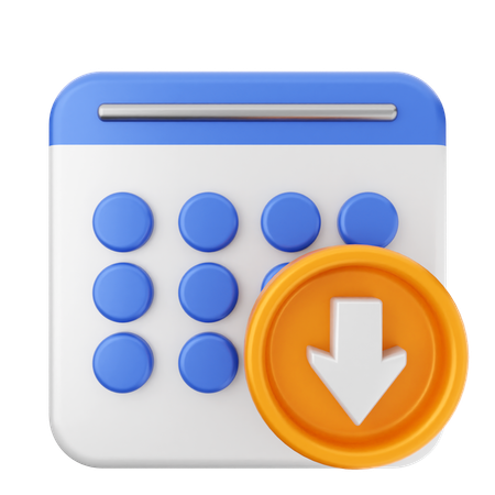 Kalender herunterladen  3D Icon