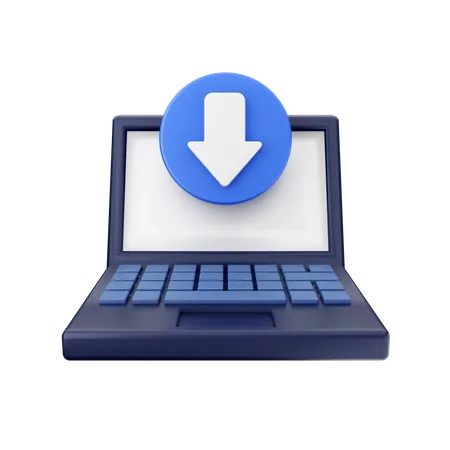 Download Laptop  3D Icon