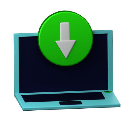 Download Laptop  3D Icon