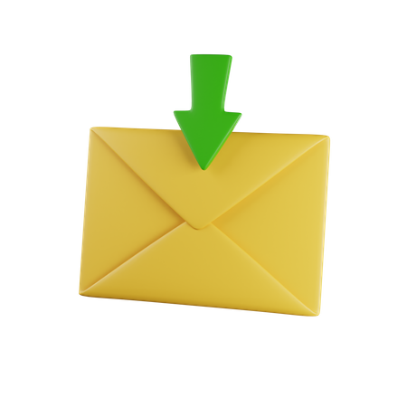 Download Mail  3D Icon