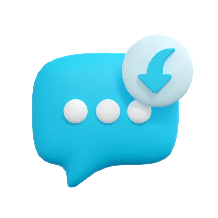 Download Message 3D Icon