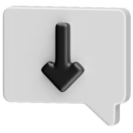 Download Message  3D Icon