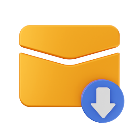 Download Message  3D Icon