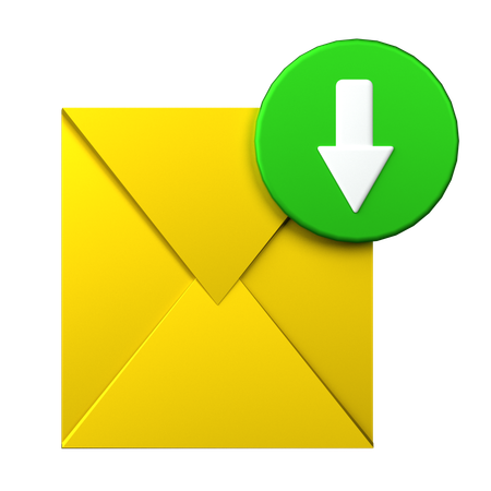 Download Message  3D Icon