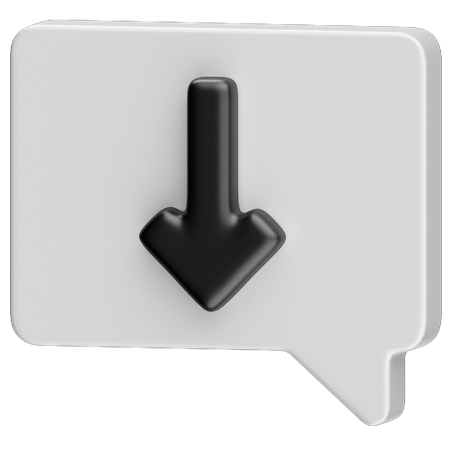 Download Message  3D Icon