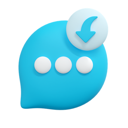 Download message1  3D Icon