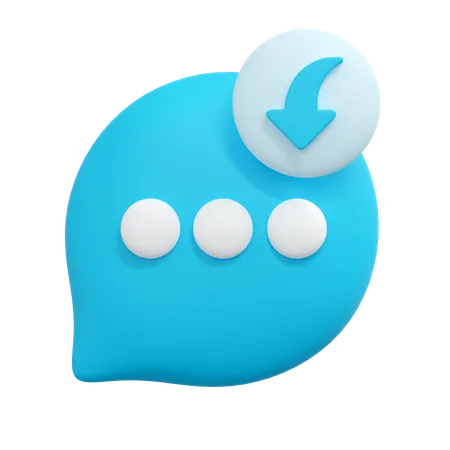 Download message1  3D Icon