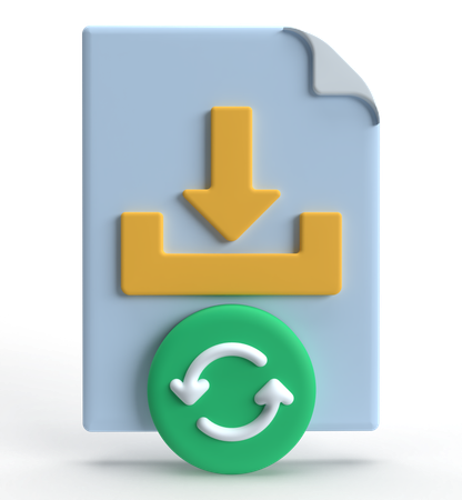 Download Page  3D Icon