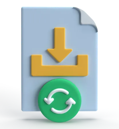Download Page  3D Icon