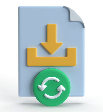 Download Page  3D Icon