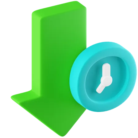 Download Queue  3D Icon