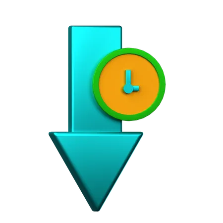 Download Queue  3D Icon