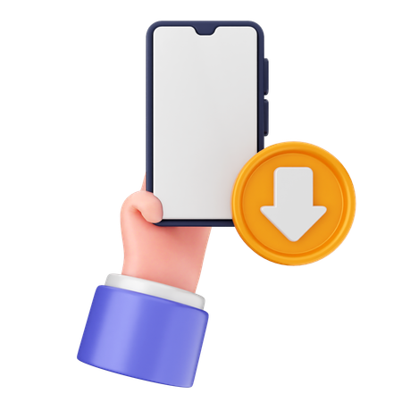 Download Smartphone  3D Icon