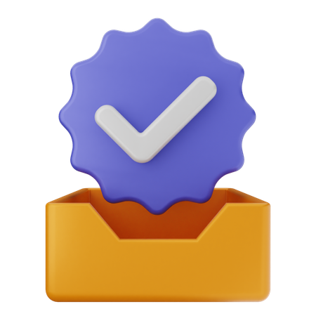 Download Verification  3D Icon