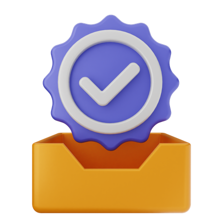 Download Verification  3D Icon