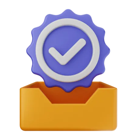 Download Verification  3D Icon