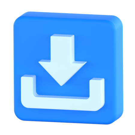 Downloading  3D Icon