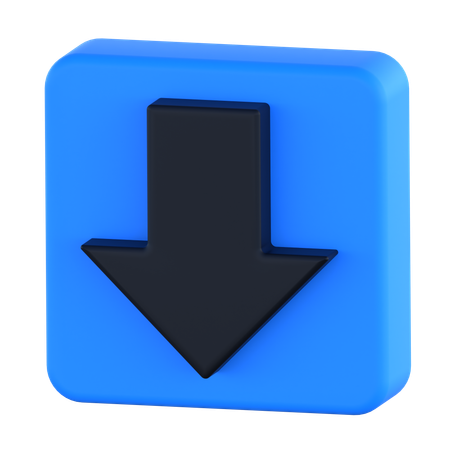 Downloading  3D Icon