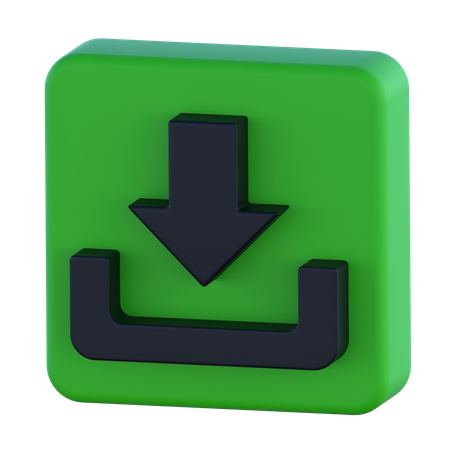 Downloading  3D Icon