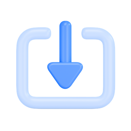Downloading  3D Icon