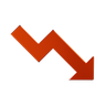 downtrend arrow emoji 3d