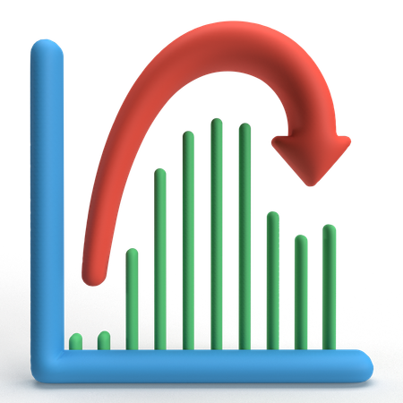 Downward Arrow  3D Icon