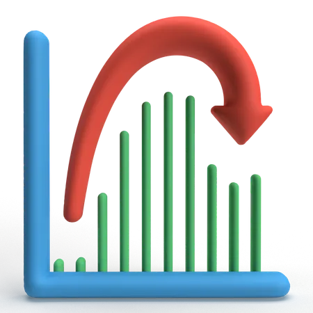 Downward Arrow  3D Icon