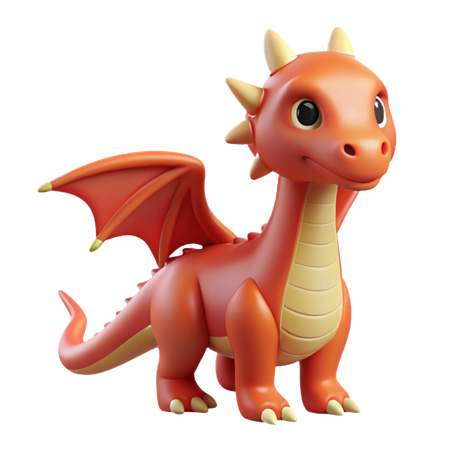 Drachen  3D Icon