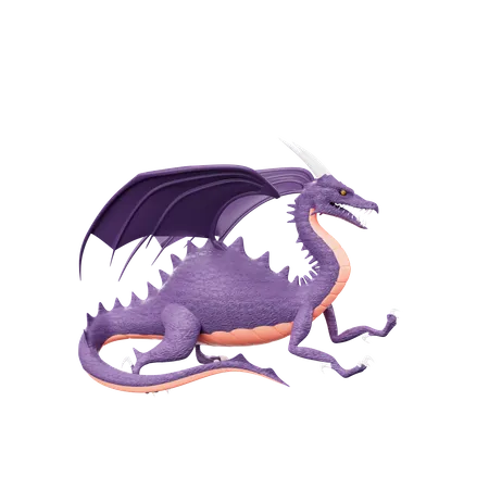 Drachen  3D Illustration