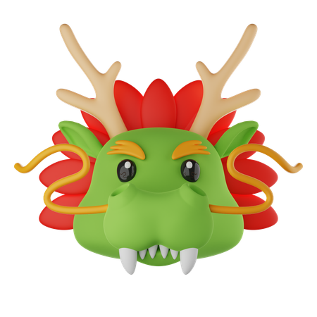 Drachen-Emoji  3D Icon