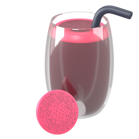 Drachenfruchtsaft  3D Icon