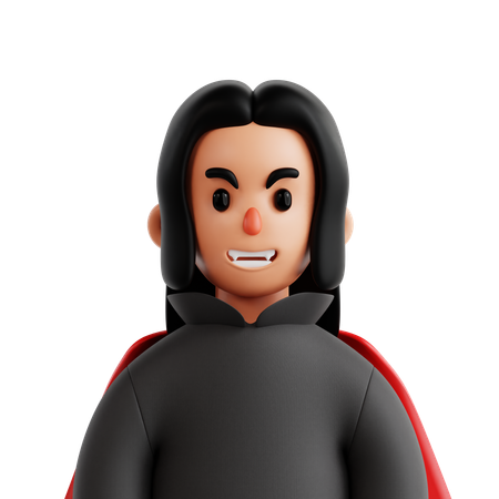 Garçon Dracula  3D Icon