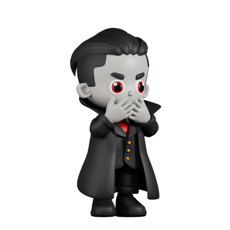 Dracula, vampire, peur  3D Illustration
