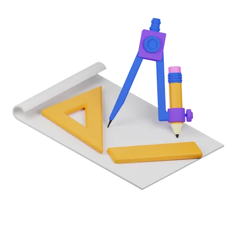 Draft  3D Icon